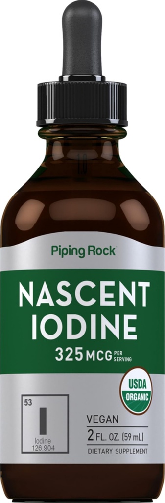 Piping Rock Nascent Jodi Drops Organic ... 2 fl oz...