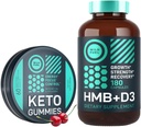 WILD POLTTOAINE HMB D3-vitamiinilla ja Keto MCT Oil Gummies Energy Chews Teho ja Recovery Bundle
