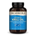 Dr. Mercola Antarktis Krill Oil - 1000 mg - Omega-3 täydentää EPA & DHA - tukee aivot, sydän, Joint & Immuuniter Health - GMO-vapaa, gluteeniton & soijaton - 180 kapselia (90 tarjoilua)