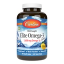 Carlson Labs Wild fångade Elite Omega-3, 1600mg, Omega 3s, Soft Gels, 90 Count