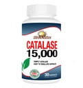Rise-N-Shine Catalase Supplement 15 000 - Kraftfullt antioxidantenzym för hårhälsa - Hårtillskott för starkt hårstöd - 30 dagars leverans