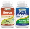Boron 5 mg & MK-7 K2-vitamiini 100 mikrog