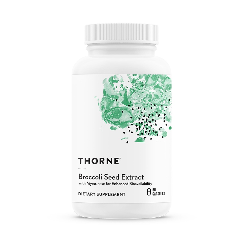 THORNE - Parsakaalisiemenuute (aiemmin Crucera-SGS) antioksidanttitukeen* - Sulforaphane Glukosinolaatti (SGS) - 60 kapselia