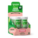 Amazing Grass Electrolyte Tabletit, Fizzy Greens vesi maku tabletti vitamiineja, Hydrate Strawberry Lemonade, 10 Count (Pack of 6) (Packaging May Vary)