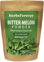 Herbsforever Bitter Melon Powder Karela Powder Rich C-vitamiinissa Non GMO, Vegan 230 GMS