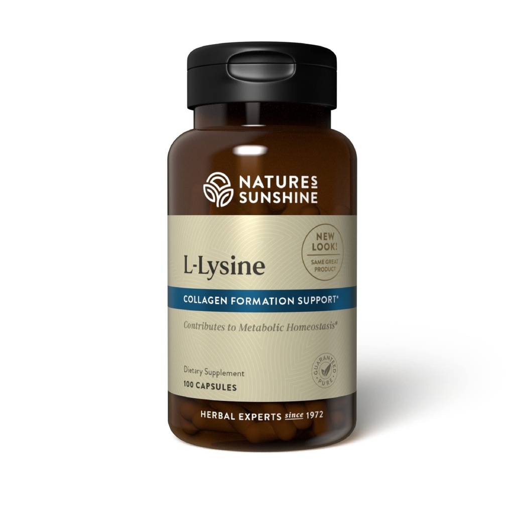 Nature's Sunshine L-Lysine, 100 kapselia