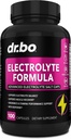 Elektrolyytti pillerit täydentää suolatabletit - Elektrolyytit kapselit kalium, magnesium, natrium, kloridi, kalsiumkorvaus Keto, Kramps ja nesteytys suolat lisäravinteet - 100 Hydraation Caps
