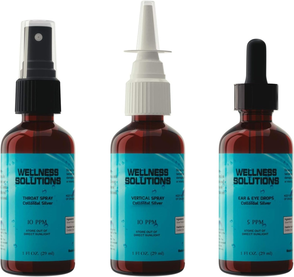 Kolloidinen hopea - Combo Pack - Gluteeniton - Vegaani