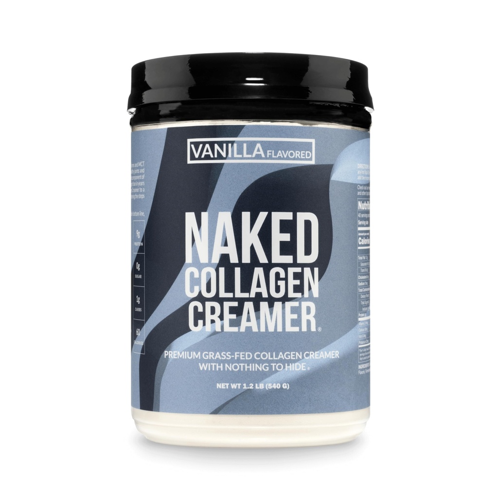 Alaston Collagen Coffee Creamer - Vanilla Collagen Creamer Kahvi - Dairy-free, Gluteeniton, GMO-vapaa - Tuki hiukset, iho, ja kynnet - 40 Tarjoilut