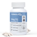FIQ - Mag IQ Glycinate - Magnesium Bisglycinate Chelate TRAACS - High Absorption Magnesium Glycinate Supplement - Sömn, Daglig Energi och Ben Wellness - 60 kapslar