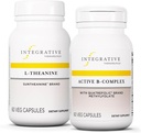Integratiiviset terapiat B-komplex, 60 kapselia & L- Theanine, 60 kapselia - aktiivinen B-komplex, joka tukee energian aineenvaihduntaa 8 B-vitamiinilla* - L-Theanine rentoutuneen tilan tukemiseksi