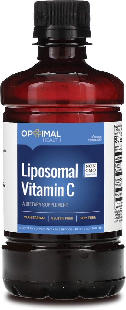 Liposomal Vitamin C Liquid - 1250mg - Optimal Absorption - Kraftfull Antioxidant och Immun Support Supplement