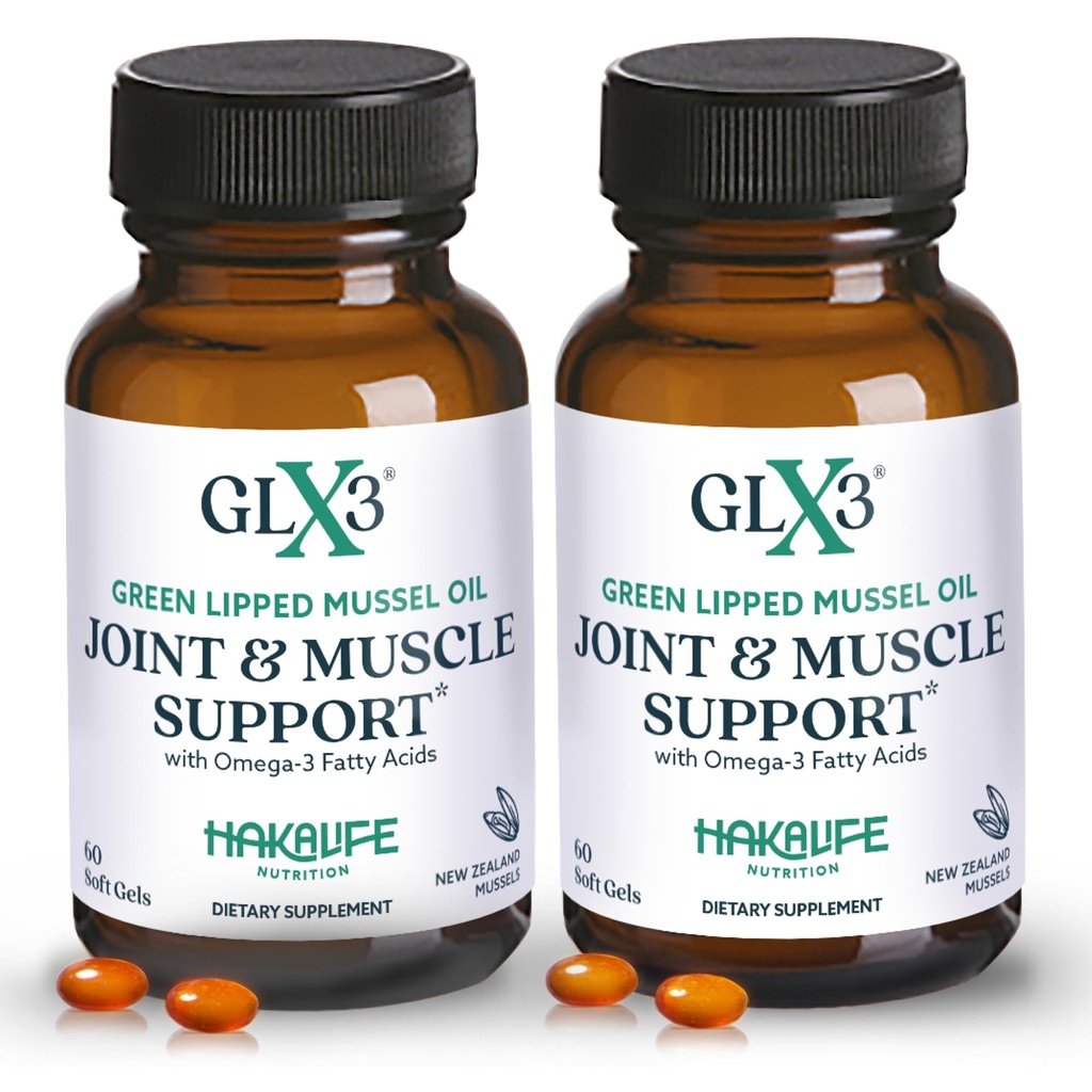 GLX3 Green Lipped Mussel Oil Kapselit nivelten ja lihasten tukea ...