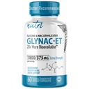 Nutri NAC Ethyl Ester + Glycin - Extra styrka 375mg - NACET med Selen - 80% Biotillgänglighet - N-Acetylcystein - Anti Aging Supplement, Boost Glutathione - 60 kapslar - 3rd Party Tested