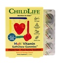 LAPSILIFE OLENNAISET Lapset Multivitamiini SoftChew Gummies - Lapset Vitamiinit, Monivitamiini lapsille, Monivitamiini Gummies, Toddler Vitamiinit, Lapset Pureskeltava Vitamiini, Sokeriton - Luonnollinen Orange, 27 tablettia