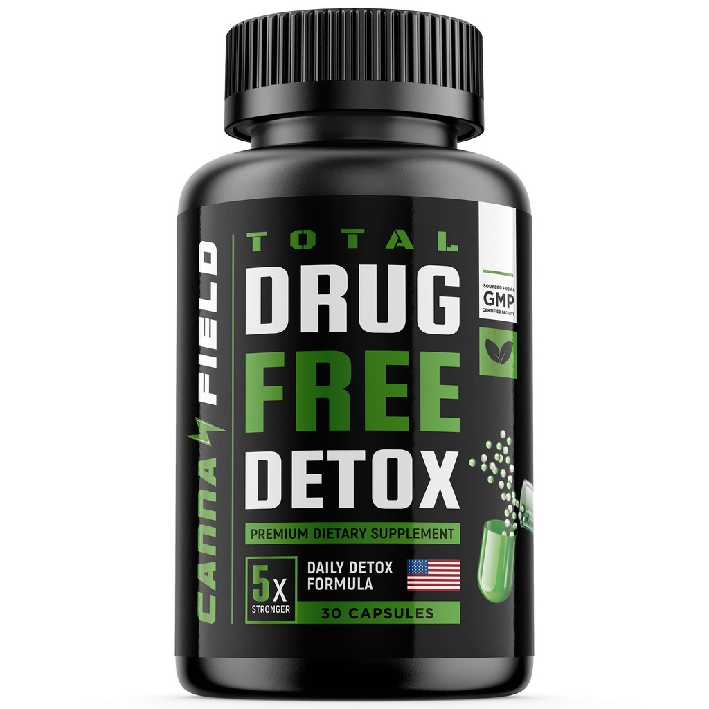 Detox och Liver Cleanse - USA Made - 5-dagars naturliga gifter bort - Bästa piller för att passera test - Premium Detox Supplement - 30 kapslar