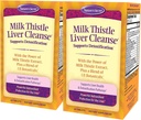 Nature's Secret Milk Thistle Liver Cleanse - Tukee tervettä maksan toimintaa ja detoxification -18 Kasvitieteellinen sekoitus Turmeric, Voikukka, Beet, & Artisokka - Luonnollinen voimakas antioksidantti (Pack of 2)