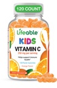 Doctor's FINEST C-vitamiinia Gummies for Kids - Vegaani, GMO vapaa & Gluteenittomat - Great Makeutus Orange Flavor Pectin Chews - Lasten ravintolisä - 250 mg C-vitamiinia - 120 Jellies [60 annosta]