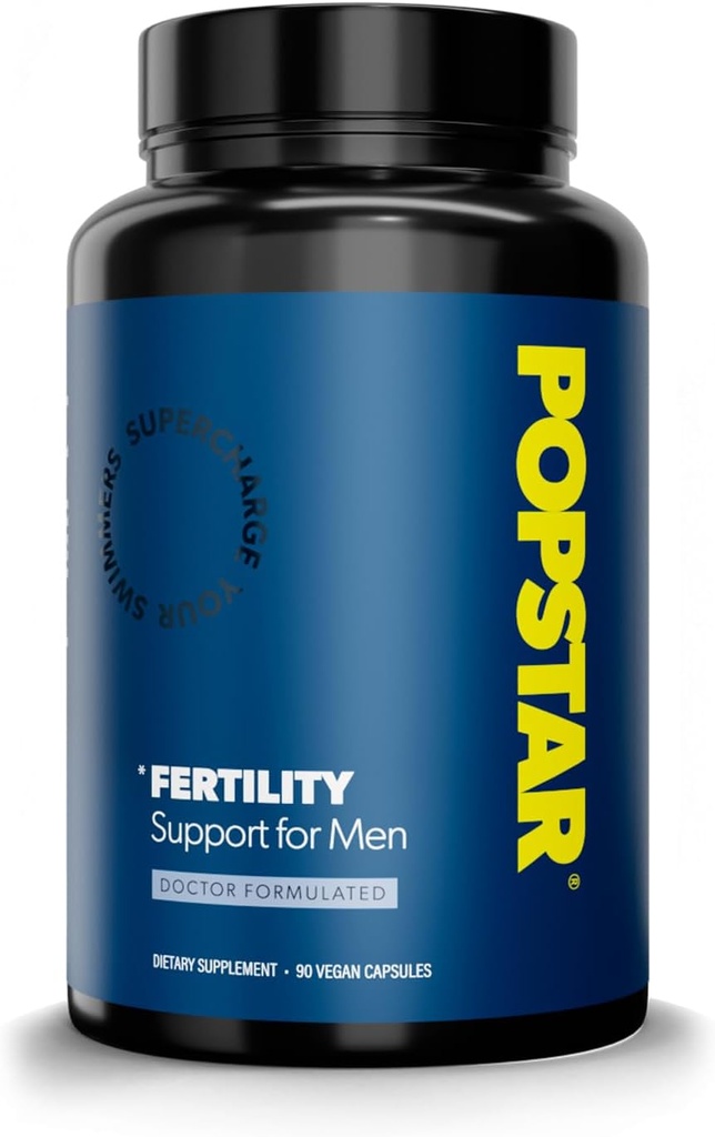 Fertilitetstillägg för män - Doktor Formulerad - Tillverkad i USA - Mäns prenatala vitaminer - Manliga fertilitetstillskott - Booster - Greve & Motility Activator - 90 Vegan Capsules (1 Månadsförsörjning)