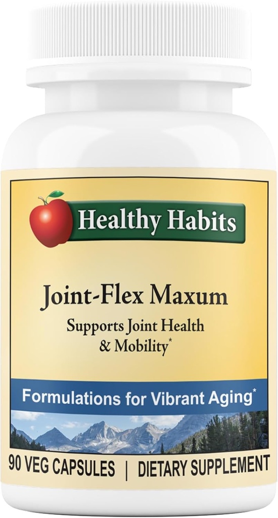 Hälsosamma vanor Joint-Flex Maxum hjälper till att stödja gemensam hälsa och rörlighet