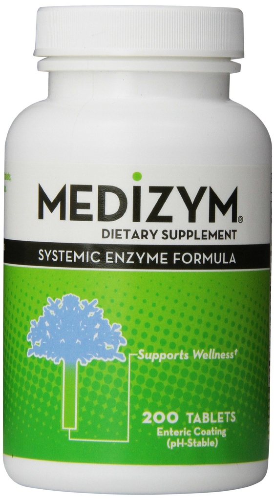 Systemic Enzyme Formula, 200 tablettia, kellowish Green/Tan,N20020