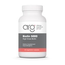 Allergy Research Group Biotin 5000 Supplement - 5000mcg Biotin, vitaminer för hår, hud och naglar, hög dos, vegetariska kapslar, hypoallergen, glutenfri - 60 greve