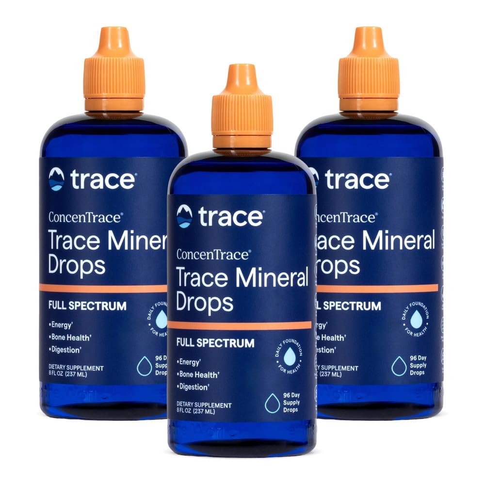 Trace Minerals Concentrace Drops ... Täysspektri Minerals... Ionic Liquid Magnesium, Kloridi, Kalium...