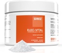 GREZ ELEC-Vital Electrolytes Powder No Sugar - Hydraation Powder, Keto Electrolytes No Sugar - Complete Mineral Support, Natrium, Kalium, Magnesium, Sinkki - 60 Servings
