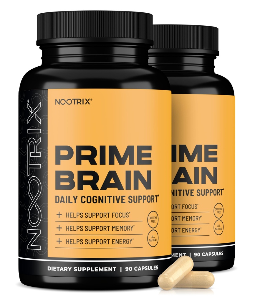 Nootrix Prime Brain Nootropic Supplement . Tukee muistia, mielenfokus, kognitiivinen terveys ja energia... Edistää tervettä mielialaa ja aivoja...
