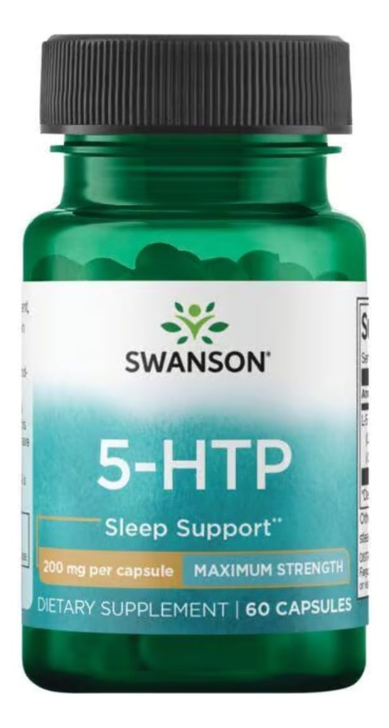 Swanson Ultra Aminohappo maksimi vahvuus 5-Htp 200 Milligrammaa 60 Veg kapselia