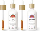 Rainbo Fan Suosikki Bundle, 11:11 Multi Sieniuute + Leijonan Mane Sieni Tincture, Dual Extract Daily Mushroom Tinctures for Comprehensive Immune Support, Vegan Liquid Sieni täydentää