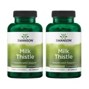 Swanson Milk Thistle (Standardized) - Herbal Liver Support Supplement w/ 80% Silymarin - Natural Formula Auttaa säilyttämään kaiken terveyden ja hyvinvoinnin - (120 kapselia) (2 pakkaus)