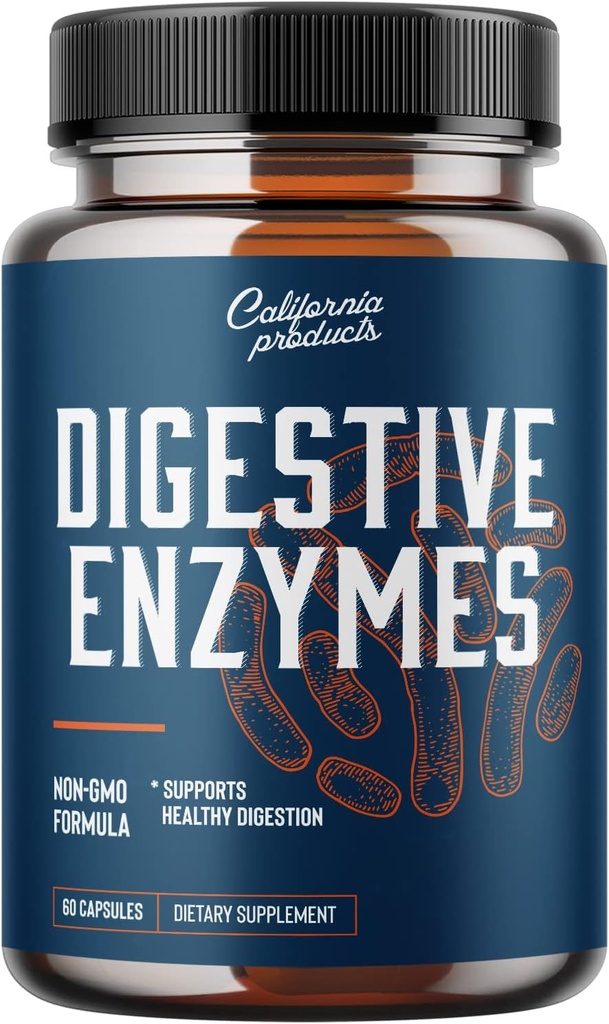 Ruoansulatuskanavan Enzyme lisäravinteet Gut Health - Haimatulehdus Ruoansulatuskanavan Entsyymit Dgestion Ugest Vatsavaivat ja Vuotava Gut korjaus - Pure Enzymes Digestion täydentää Naisten ja miesten
