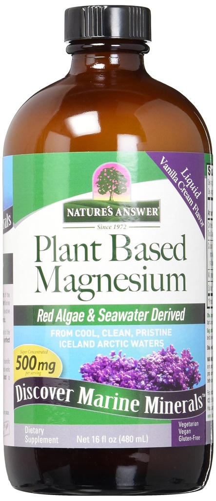 Nature's vastaus Marine-Based Liquid Magnesium 16-Ounces 