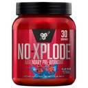 BSN N.O.-XPLODE Pre Treenout Powder, Energy Supplement miehille ja naisille Creatiini ja Beta-Alanine, maku: Blue Raz, 30 Tarjoilut