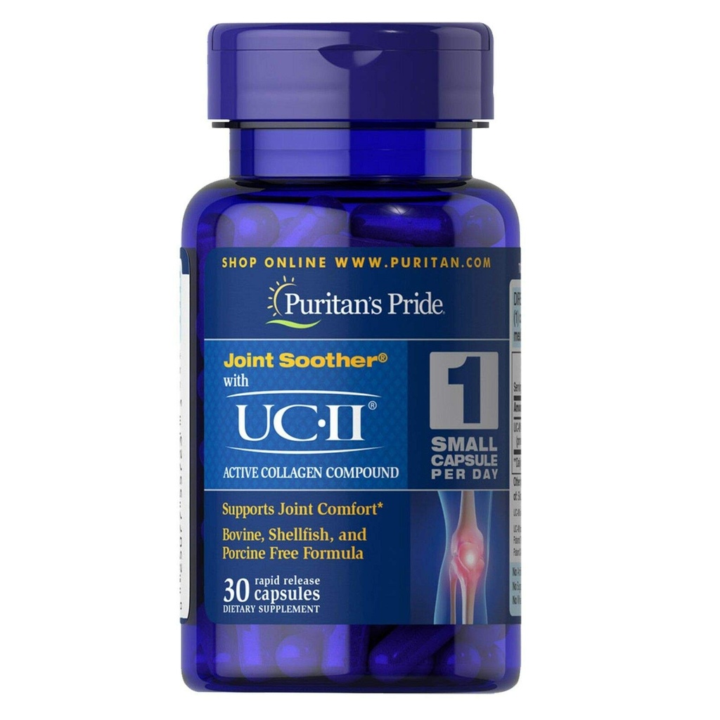 Puritan's Pride UC-II 40mg Aktiivinen kollageeniyhdiste 30 kapseli