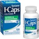 Systane ICaps Eye Vitamin & Mineral Supplement, Lutein & Zeaxanthin Formel, 120 belagda tabletter