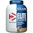 Dymatize Elite Casein Protein Powder, Cookies & Cream, 100% Micellar Casein, 25g Protein, 5.4g BCAA, 2.3g Leucine, långsam Absorbering för Overnight Muscle Recovery, 4 lb (53 portioner)