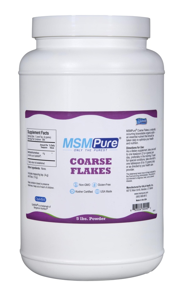 KALA TERVEYS MSMPure Coarse MSM Powder Flakes 