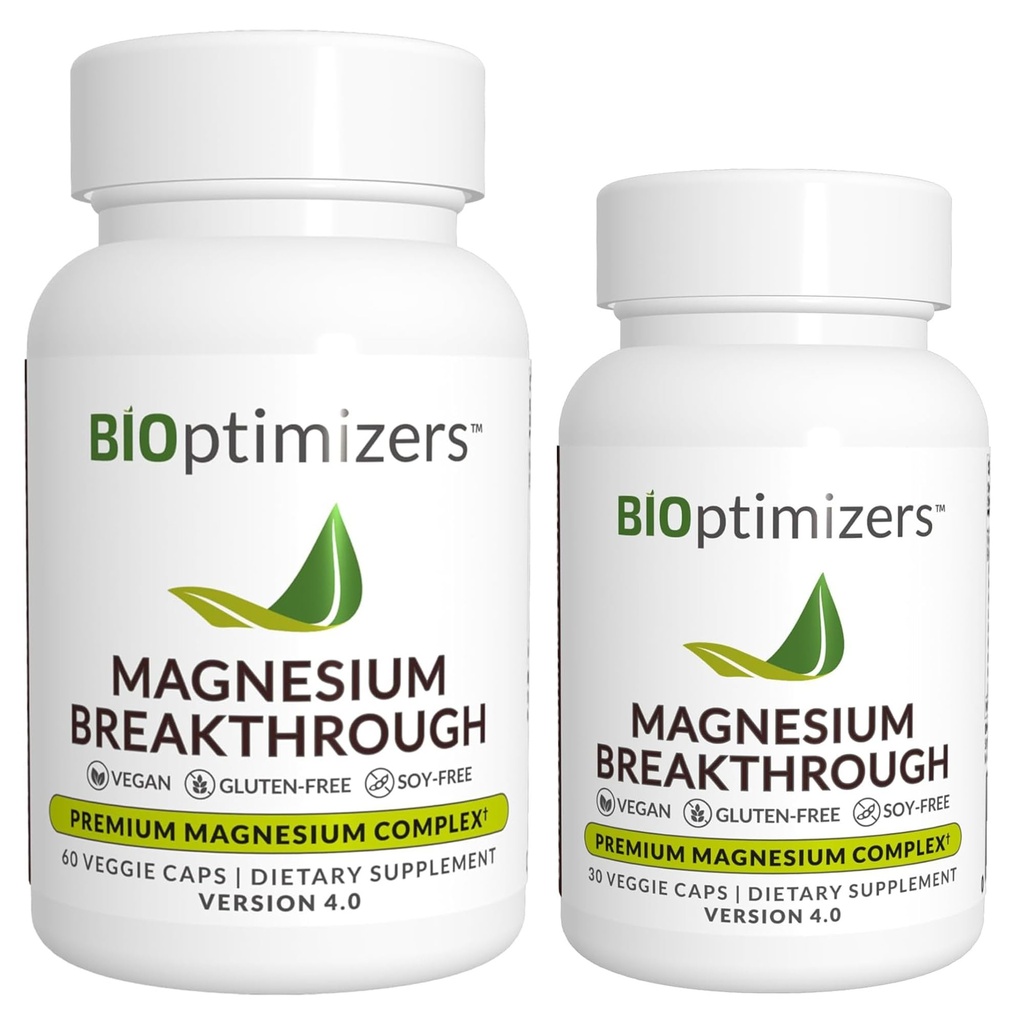 Magnesiumia läpimurto täydentää 4.0 - on 7 muotoja magnesium: Glycinate, malaatti, sitraatti, ja enemmän - luonnollinen uni ja aivojen täydentää - 90 kapselia