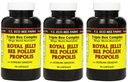 Y.S. Eco Bee Farms, (3 Pack) Royal Jelly, Bee Pollen, Propolis, Plus Korean Ginseng, 90 kapselia