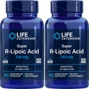 Life Extension Super R-lipoic Acid 240mg, 90 Veg-kapselia (pakkaus 2)