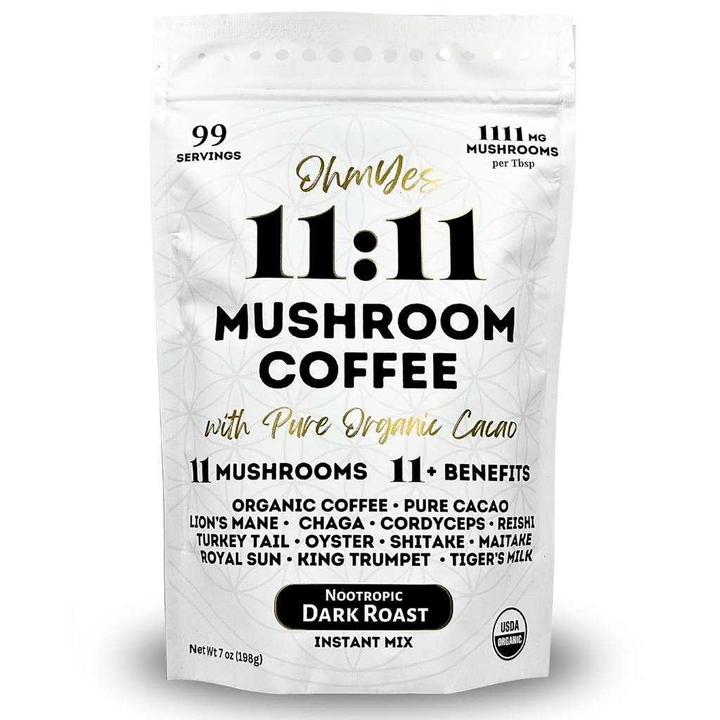 Ohmyes 11 Mushroom Coffee with Cacao 