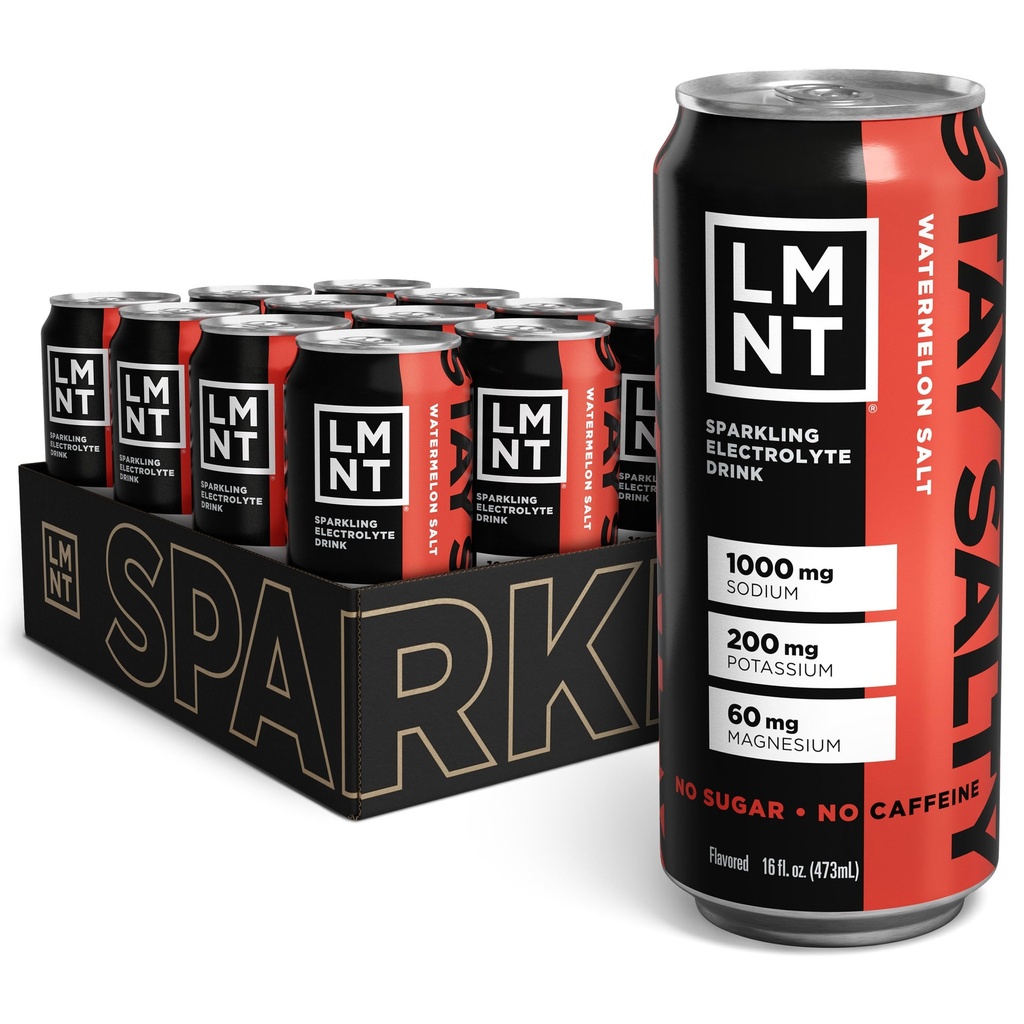 Drink LMNT Sparkling Elektrolyytti juoma - Watermelon Salt 