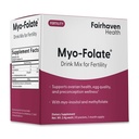 Fairhaven Health Folate ja Myo Inositol Powder for Women - 1 per päivä, naisten hedelmällisyys täydentää, munasarjojen terveys ja munan laatu - 2000 mg Myo-Inositolia ja 333 mikrog metyylifolaattia 30 tikkupakkausta