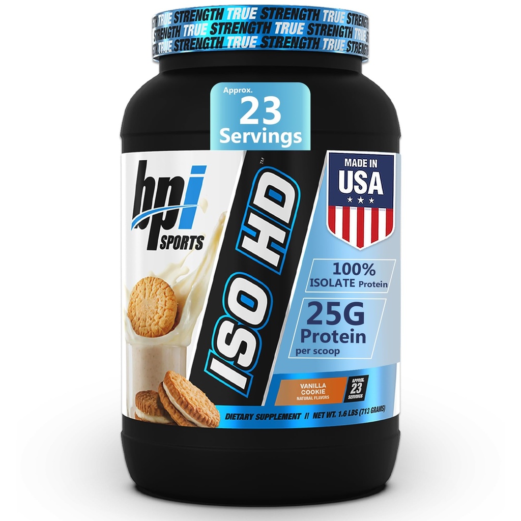 BPI Urheilu ISO HD Isolate Protein Powder 