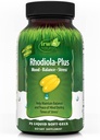 Irwin Naturals Rhodiola-Plus - 75 Liquid Soft-Gels - auttaa säilyttämään tasapainon ja rauhan mielen - kanssa L-Theanine, D3-vitamiini & Magnesium - 25