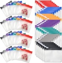 35 &70 Pieces Pill Pouch Bags Zippered, Anglecai Reusable Pill Pouch for Medicine Bags Portable Self Sealing Travel Medicine Packets with Slide Lock Drug Baggies (70)
