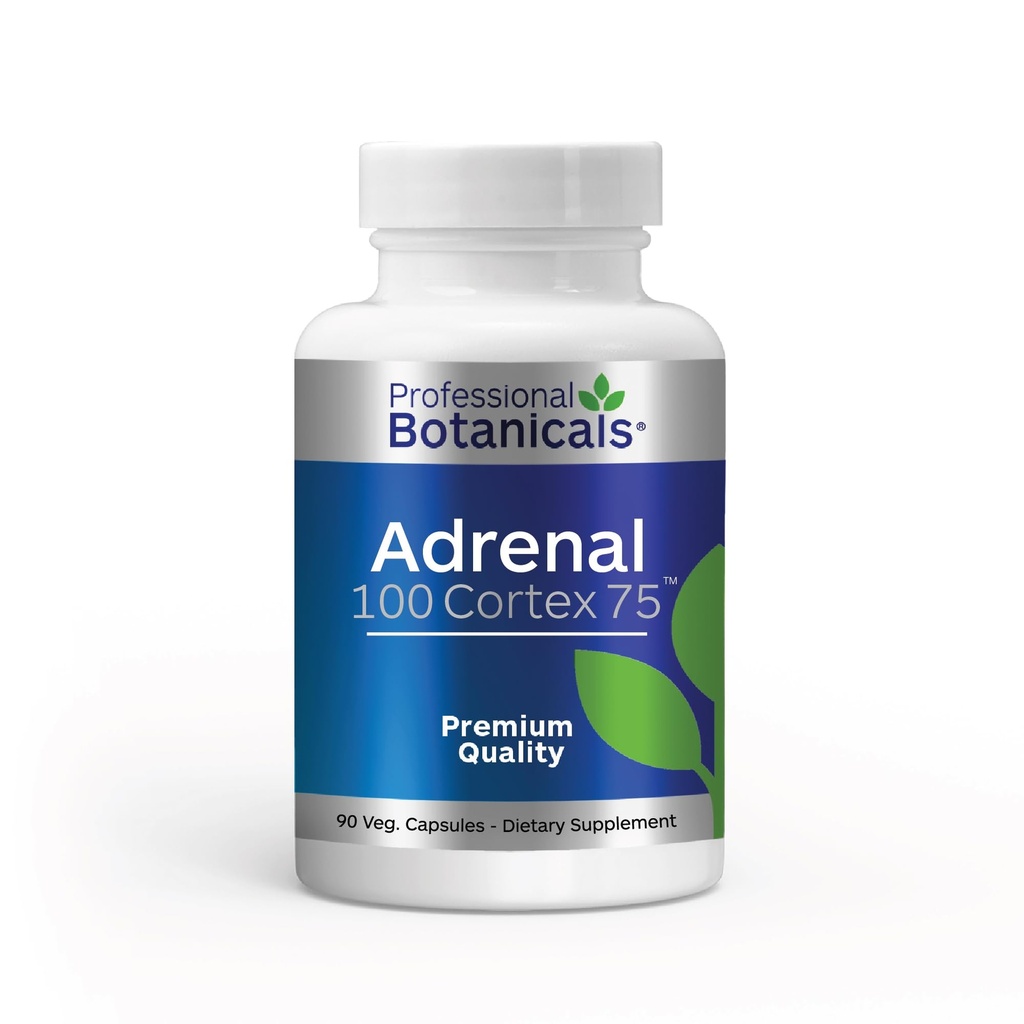 Professionell botanik Adrenal Cortex Supplement, Adrenal Health Supplement Supports Healthy Adrenal Gland Function - 90 Veg Capsules