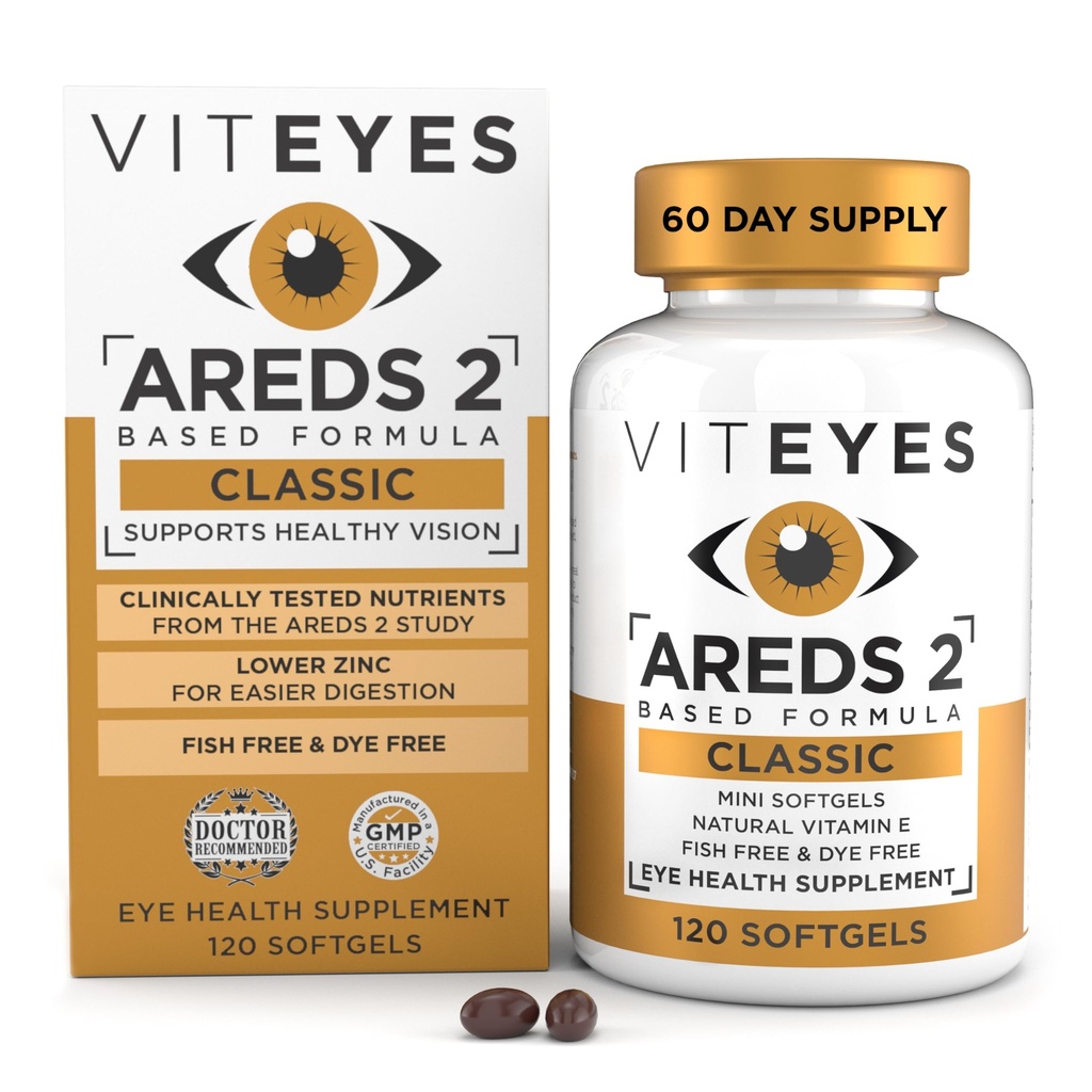 VITEYES® AREDS 2 Softgels, 120 kreivi - kerta-annos silmävitamiini